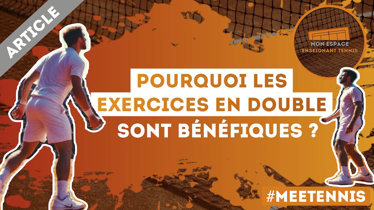 tennis, double, tennis doubles, exercice, bénéfices, MEETennis