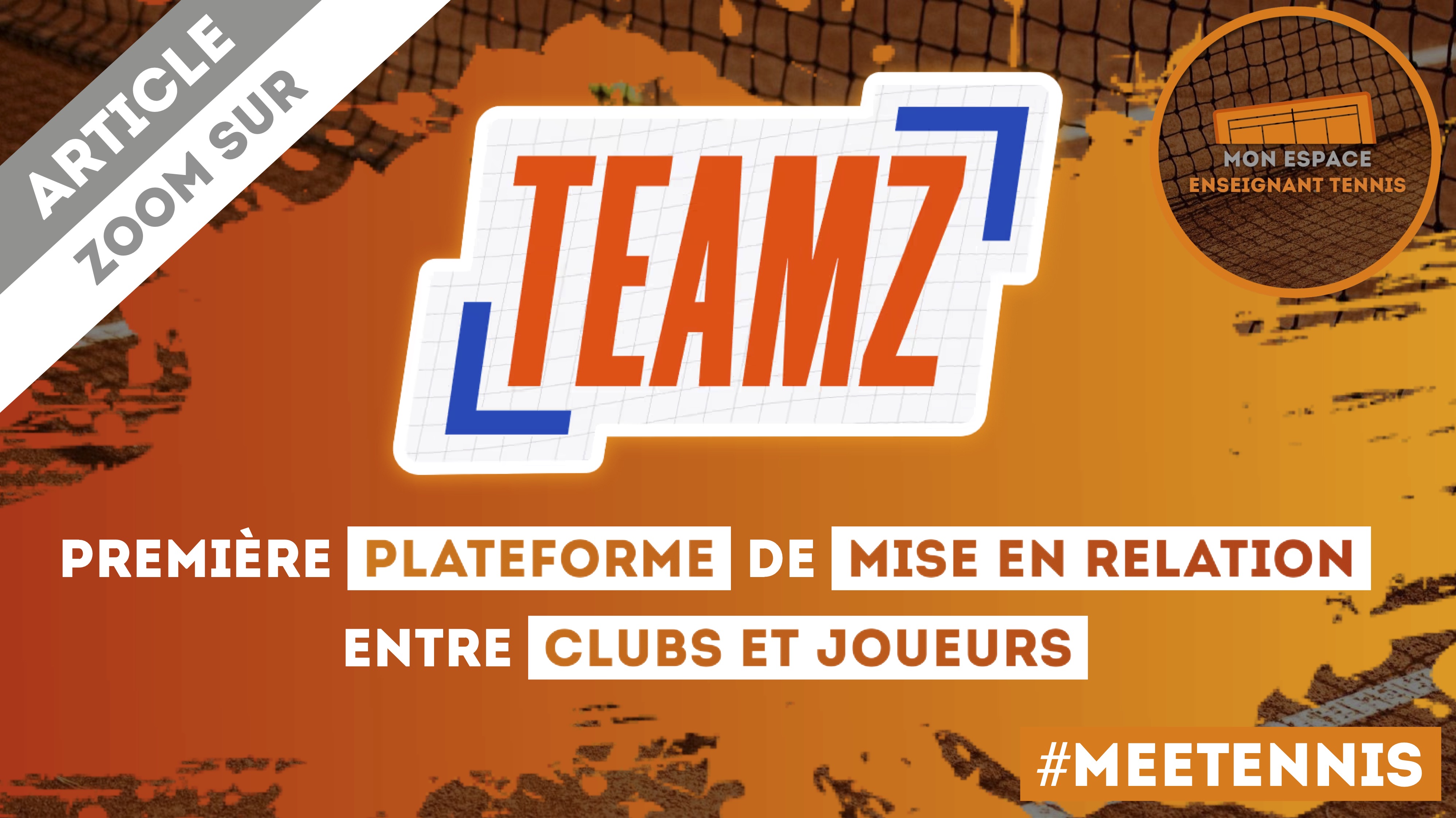 teamz, tennis, mise en relation, joueurs, club, match par équipe