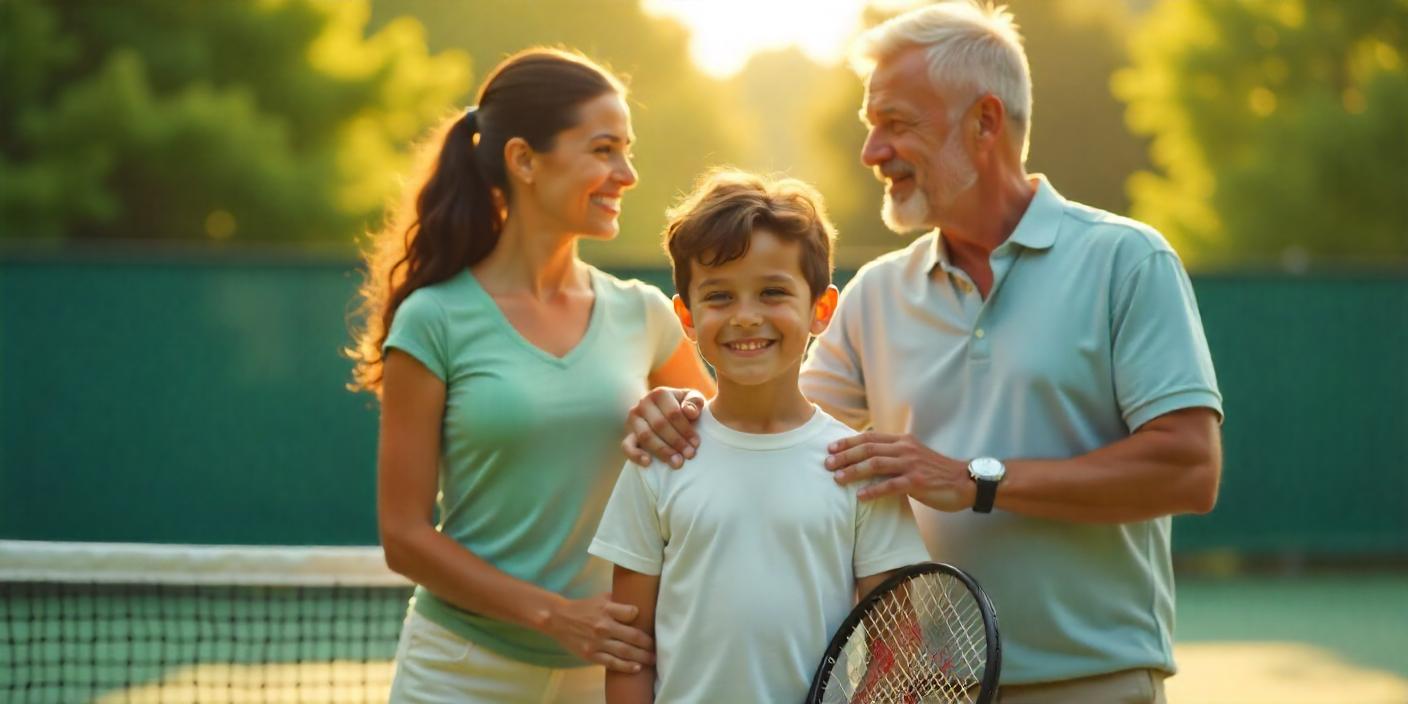 Parent and Child Tennis